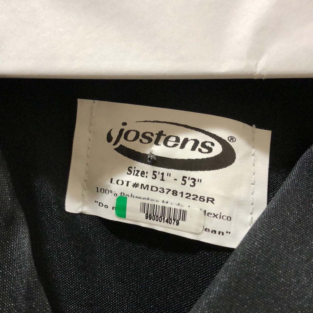 Classic Black Long Sleeve Graduation Robe - Picture 2 of 6